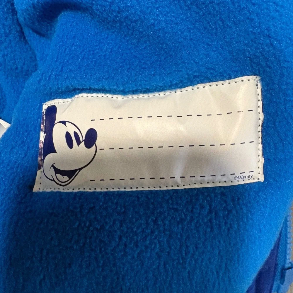 Disney Mickey Mouse Puffer Jacket Toddler Boys 2 Blue Orange Alpine Vibe Hooded